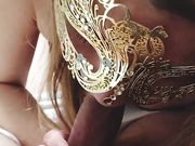 Sloppy Blowjob after a Venetian Party 2