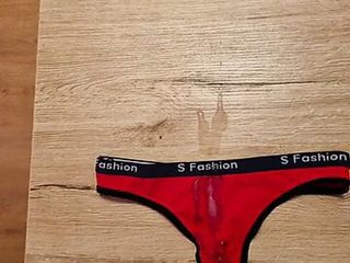 Cum On Another Red Panties