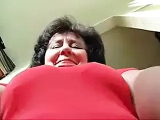 Granny Masturbating Over Her Camera