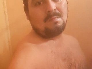 Shower hot bear