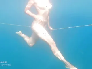Erotic Underwater Nude Dancing
