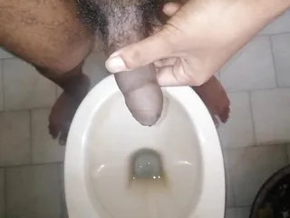 Black Asian Hard Cock Touching In Bathroom Afternoon