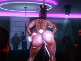 THICC Stripper With Big Boobs And Ass Used By Customer (3D)