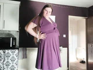 Sexy Trans Bbw In Heels And A Vintage Dress...